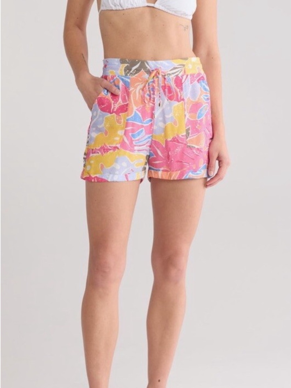 Maaji $74 Retail Frankie Jungle Rain Swim Shorts Size S Vacation Tropical